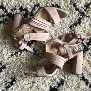 Jessica Simpson Blush Pink Block Heels